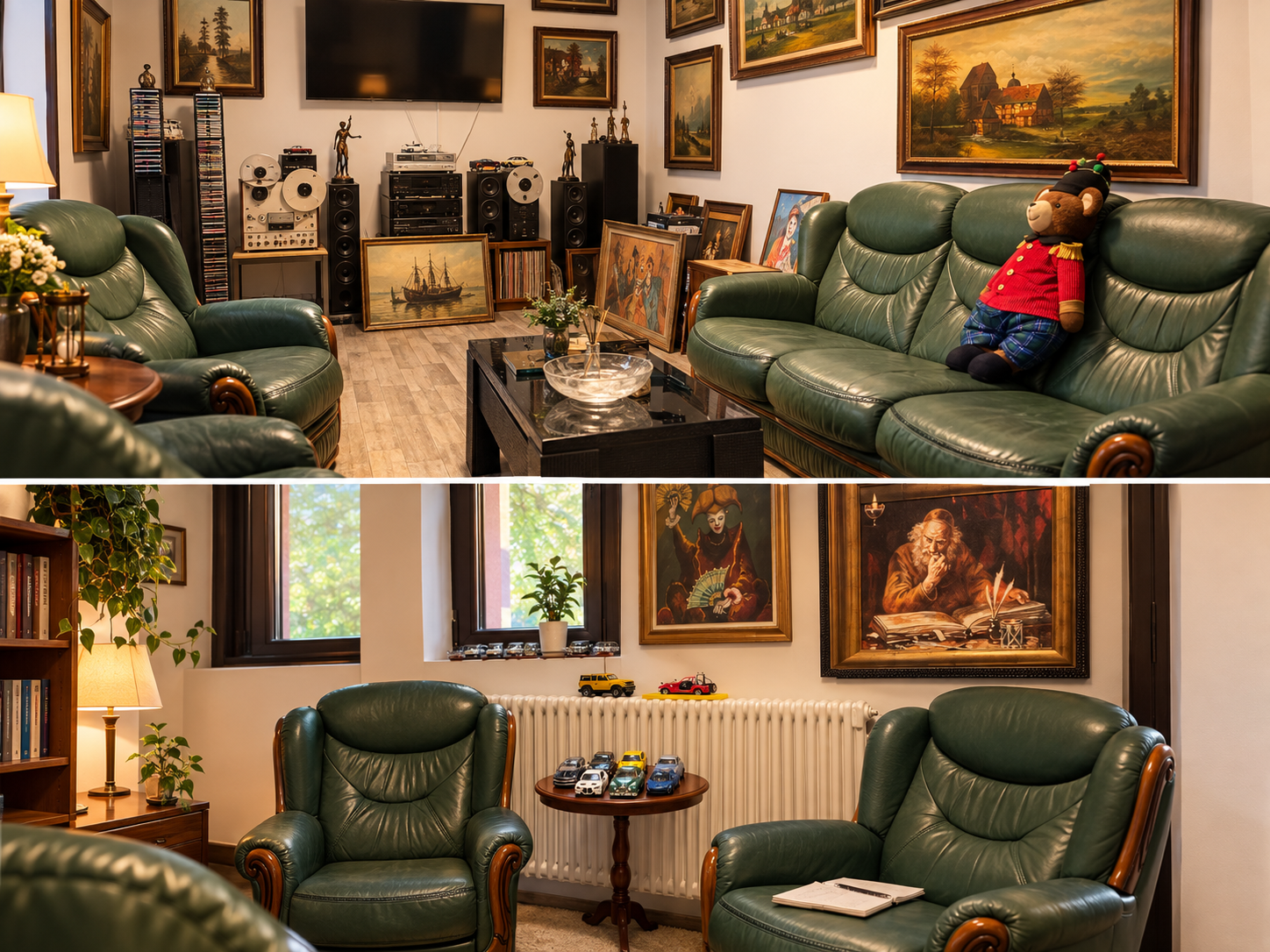Colțuri din cabinetul de psihoterapie